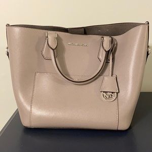 Michael Kors silver tote